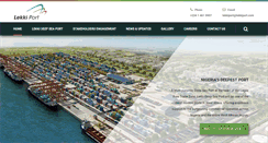 Desktop Screenshot of lekkiport.com